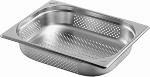 Stainless Stee Perforated Gastronorm Steam Table Pan Container Pan GN 1/2 150mm for Kitchen