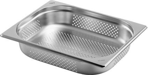 Stainless Stee Perforated Gastronorm Steam Pan GN 1/2 65mm for Kitchen